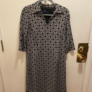 J. McLaughlin Collar geometric printed dress 10